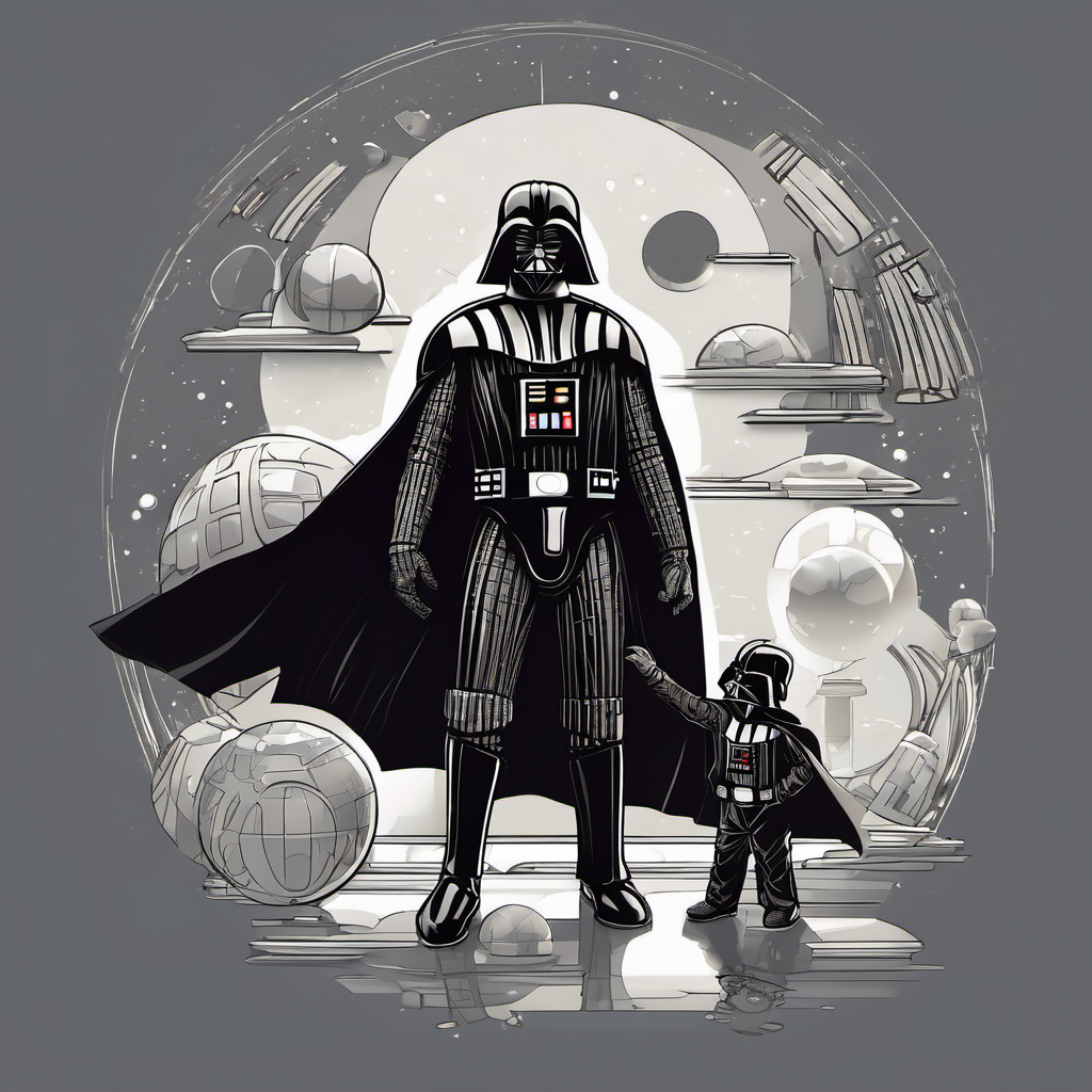 Star Wars Father's Day - Darth Vader and mini Darth Vader