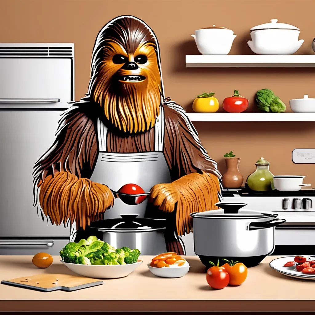 Chewbacca Cooking