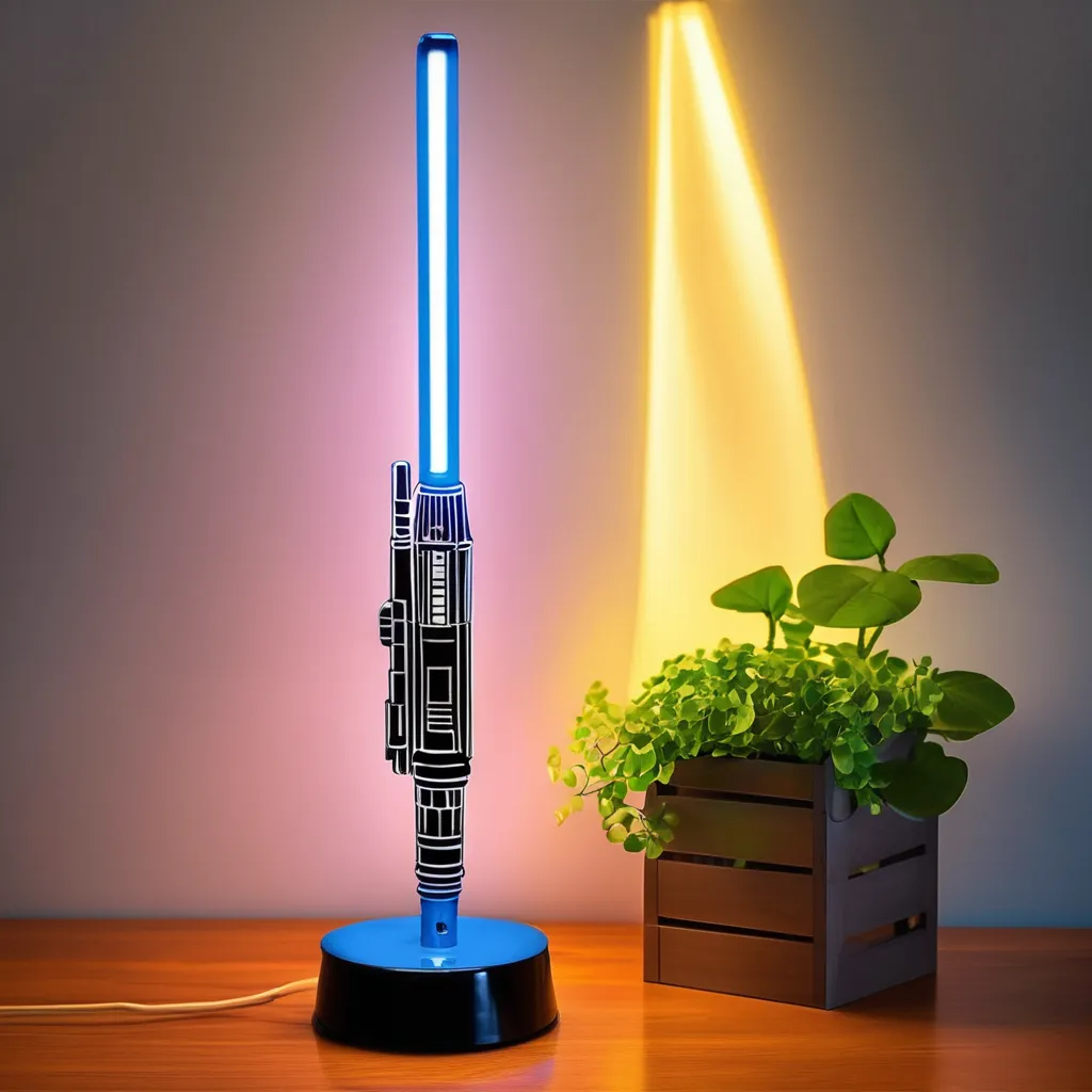 Lightsaber lamp