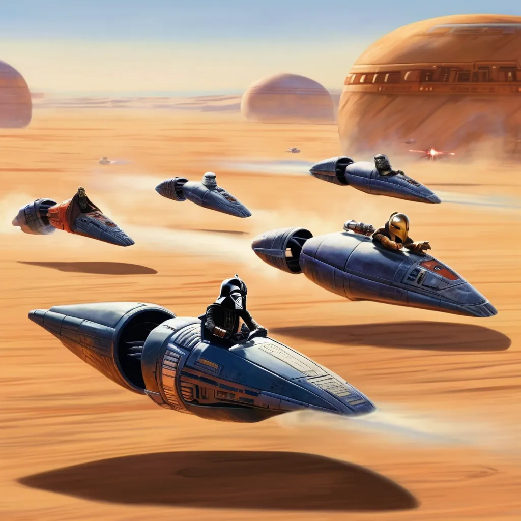 Star Wars Effects Podracing 