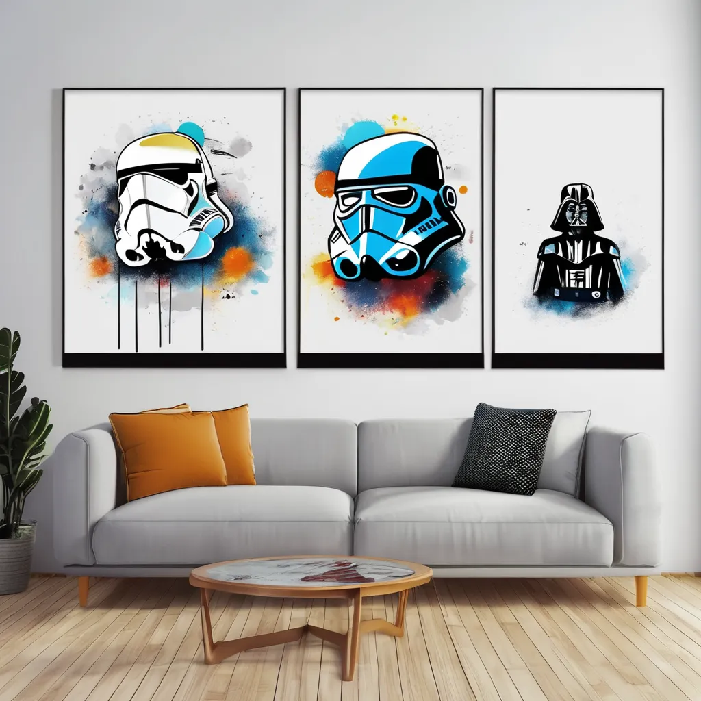 Star Wars wall art