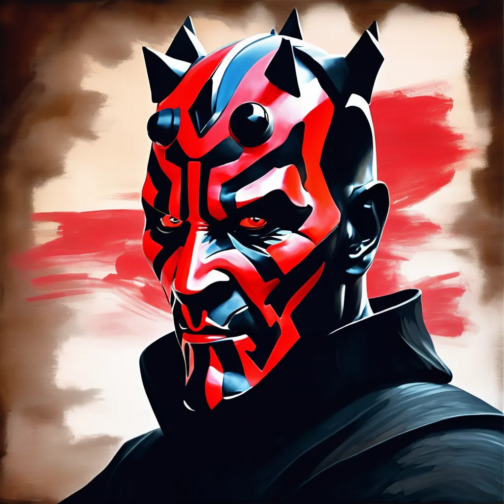 Darth Maul painted image