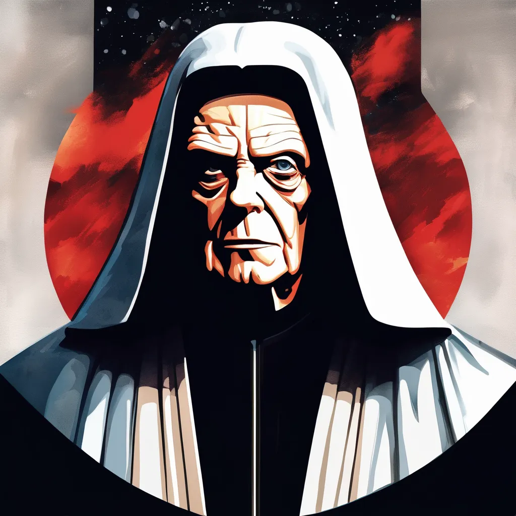 Emperor Palpatine painted image