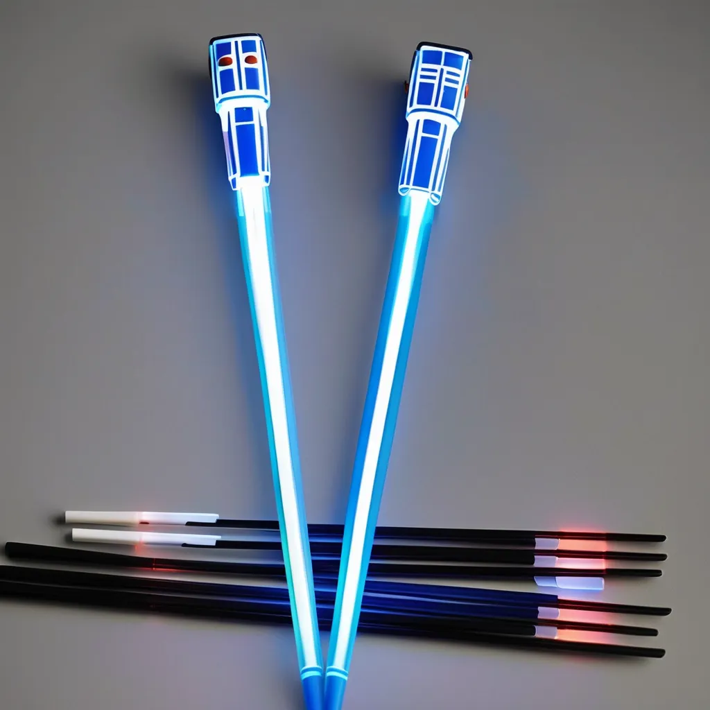 Lightsaber chopsticks