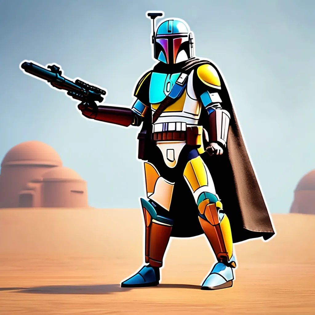 Animated Mandalorian