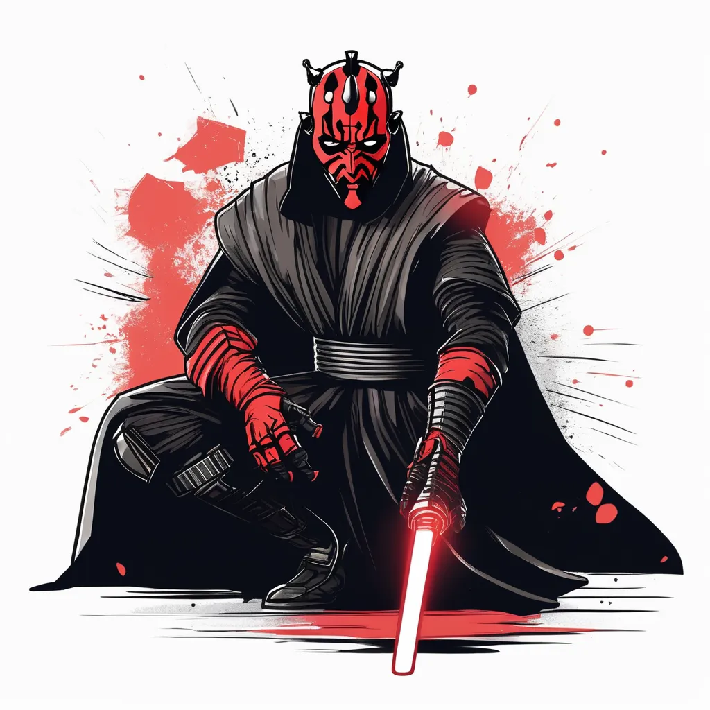 Darth Maul Crouched