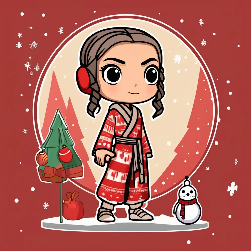 Rey Skywalker wearing Star Wars Pyjamas